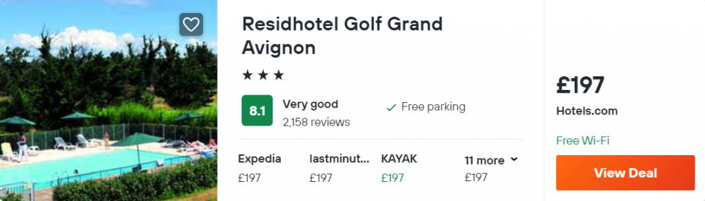Residhotel Golf Grand Avignon