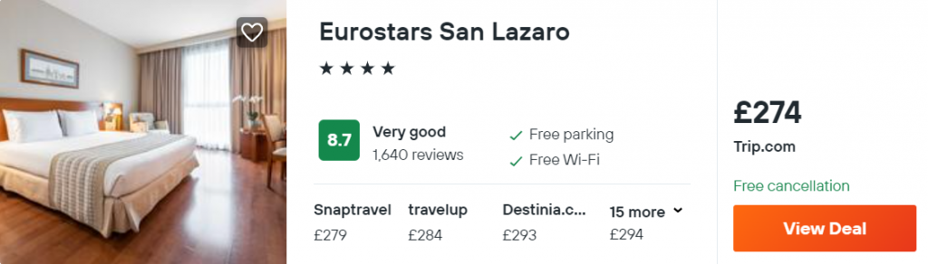 Eurostars San Lazaro