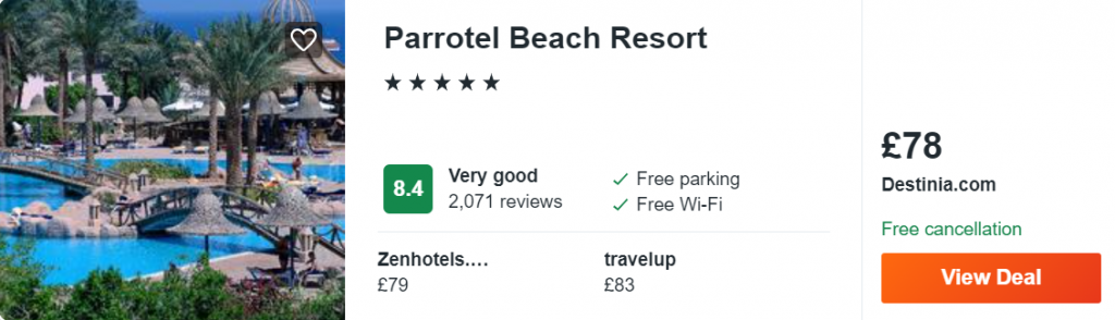 Parrotel Beach Resort