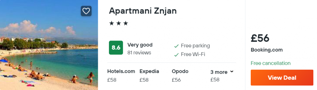 Apartmani Znjan