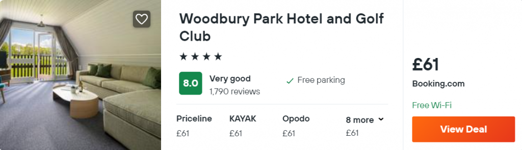 Woodbury Park Hotel and Golf Club