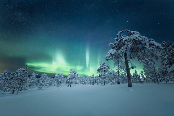 Finland Lapland Aurora