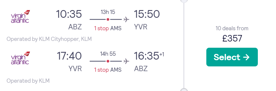 cheap flights to Canada