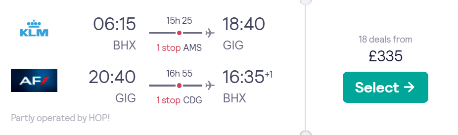cheap flights to Brazil