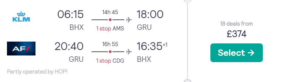 cheap flights to Brazil