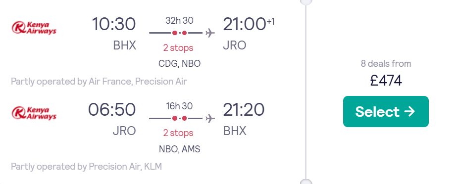cheap flights to Tanzania
