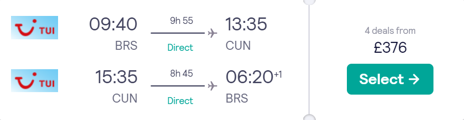 cheap flights TUI
