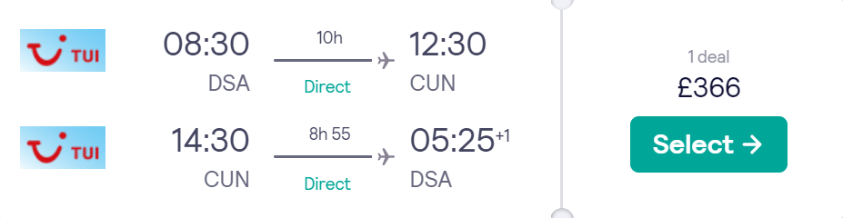 cheap flights TUI