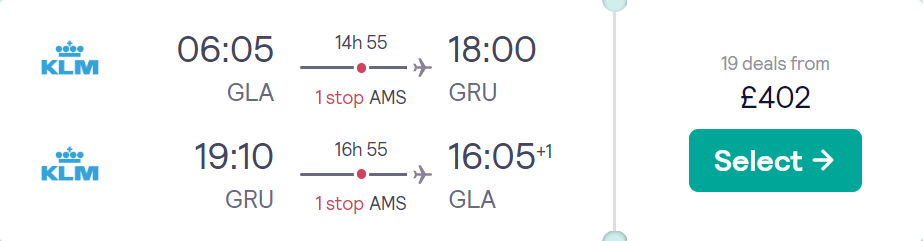 cheap flights to Brazil