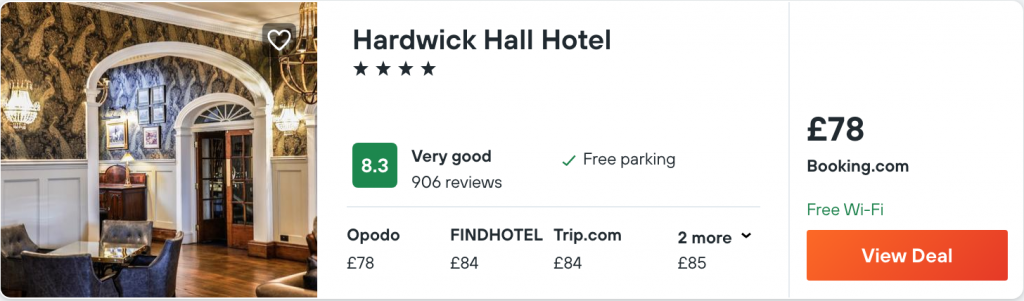 cheap hotel in England