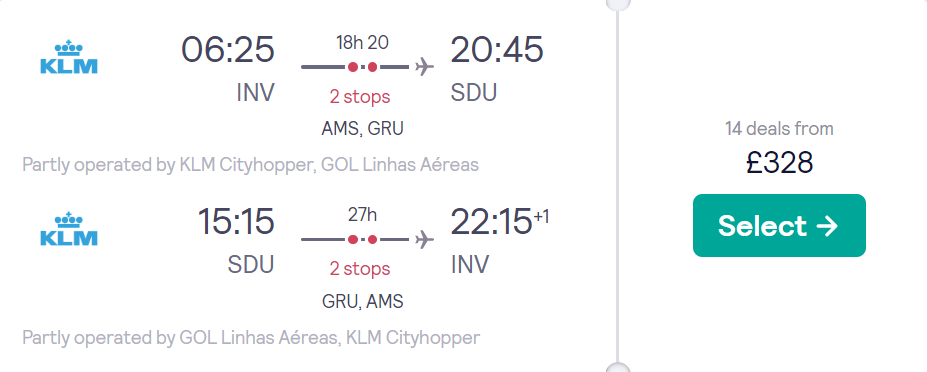 cheap flights to Brazil