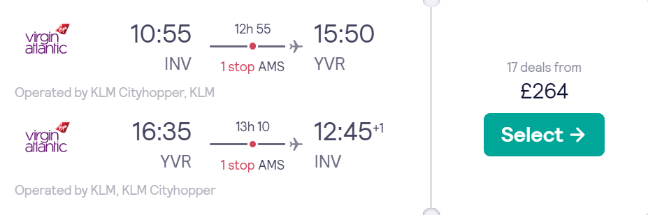 cheap flights to Canada