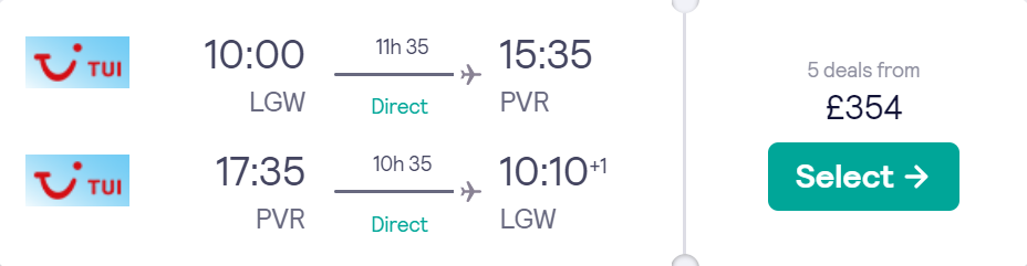 cheap flights TUI