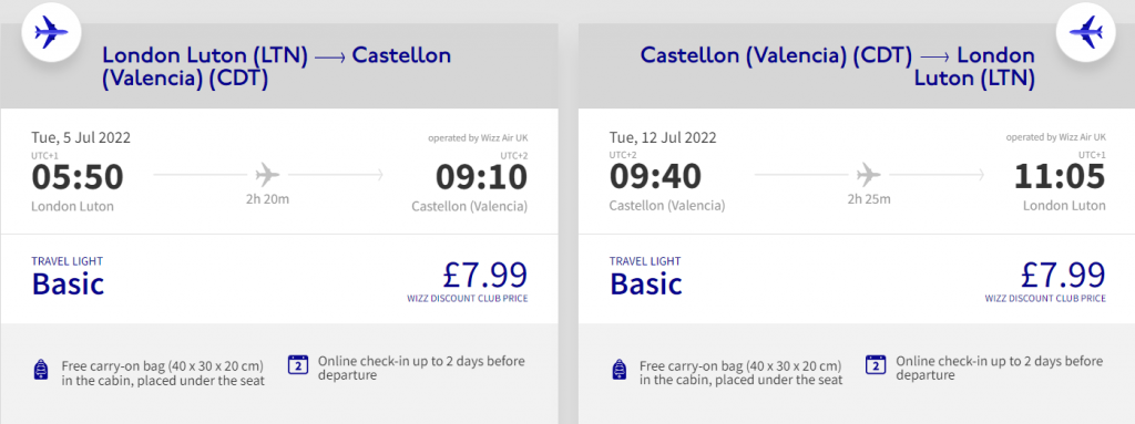cheap flights to Spain