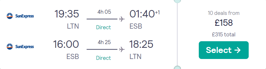 cheap flights to Turkey