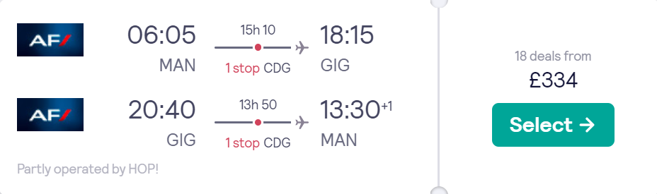 cheap flights to Brazil