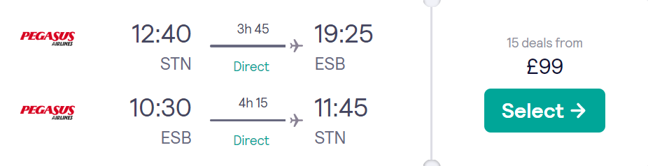 cheap flights to Turkey