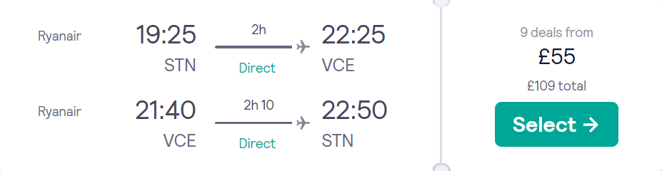 cheap flights to Italy