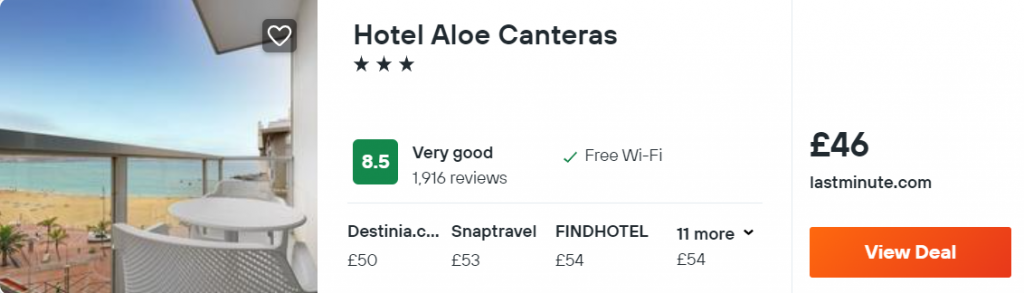 Hotel Aloe Canteras