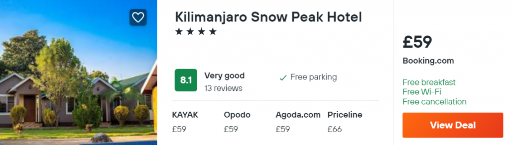 Kilimanjaro Snow Peak Hotel