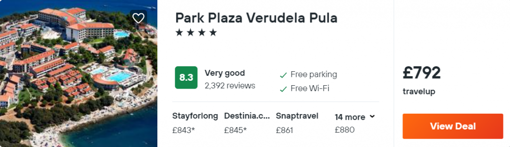 Park Plaza Verudela Pula