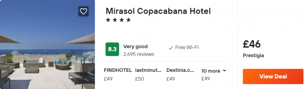 Mirasol Copacabana Hotel