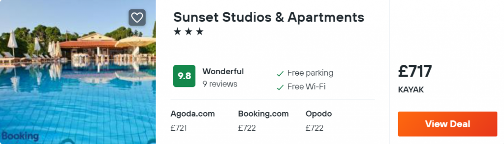 Sunset Studios & Apartments