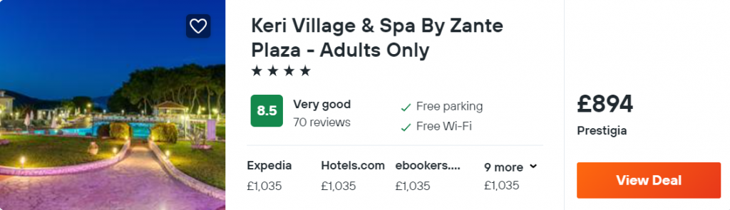 Keri Village & Spa By Zante Plaza - Adults Only