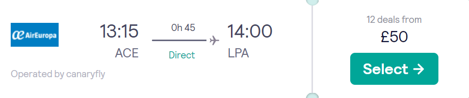 cheap flights to Spain