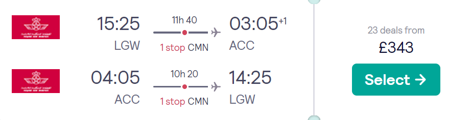 cheap flights to Africa