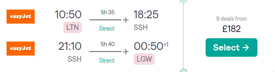 cheap flights to Egypt