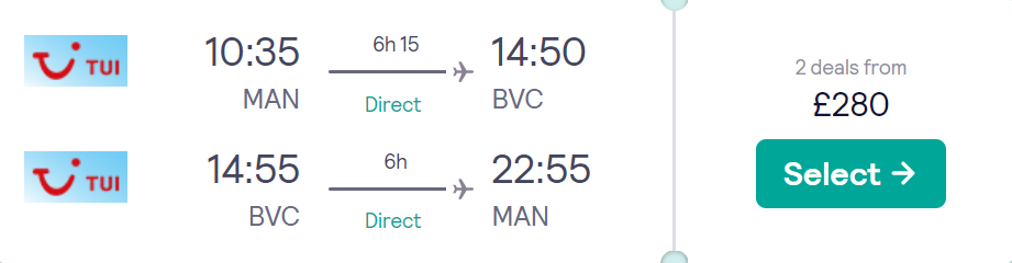 cheap flights to Cape Verde