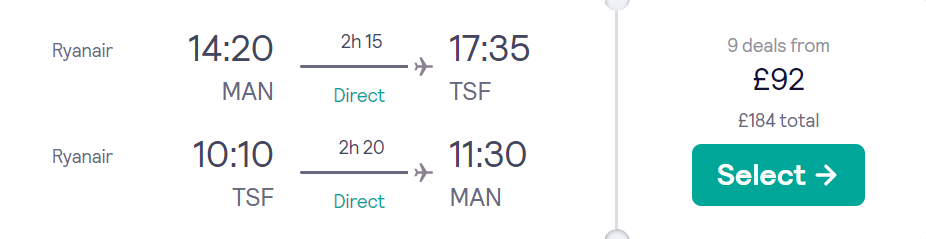 cheap flights to Italy