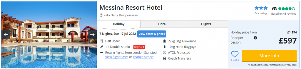 holidays in Greece