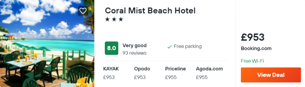Coral Mist Beach Hotel