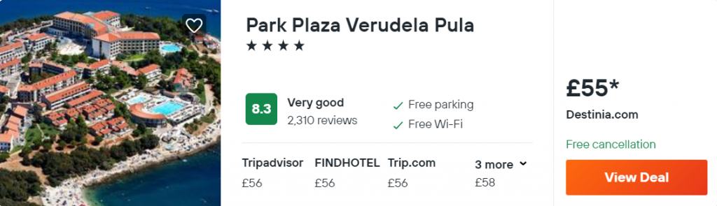 Park Plaza Verudela Pula