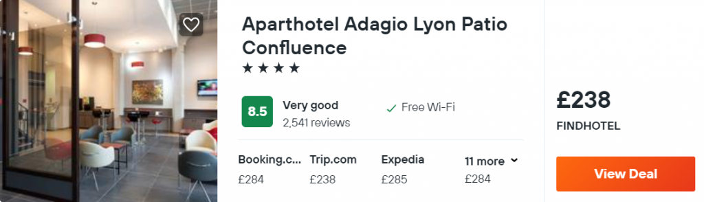 Aparthotel Adagio Lyon Patio Confluence
