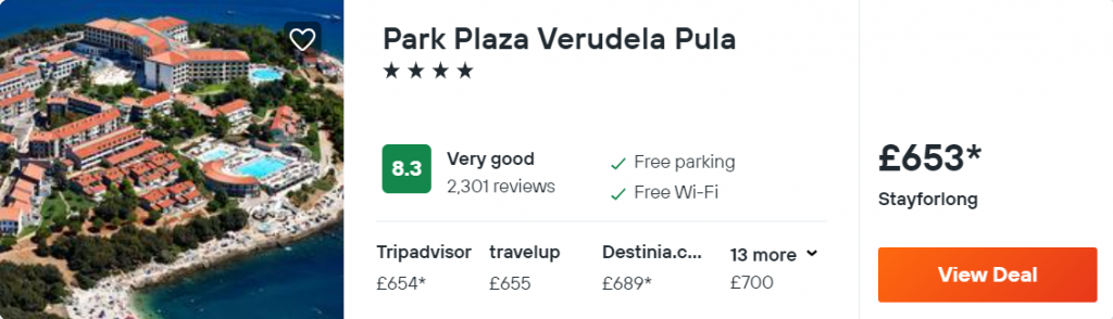 Park Plaza Verudela Pula