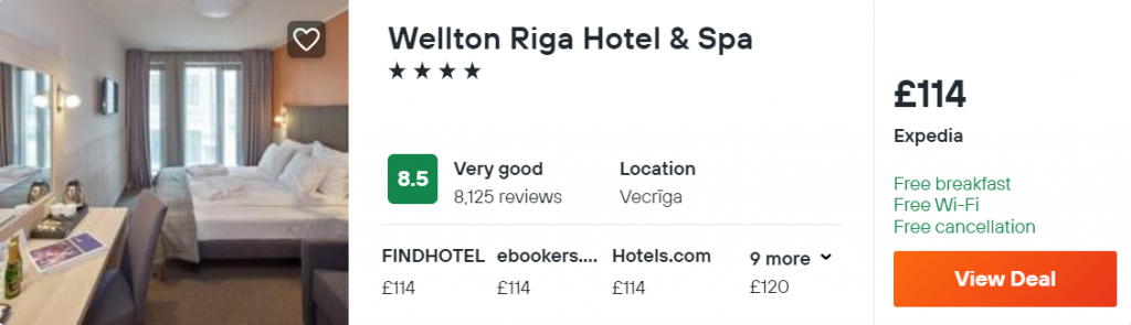 Wellton Riga Hotel & Spa