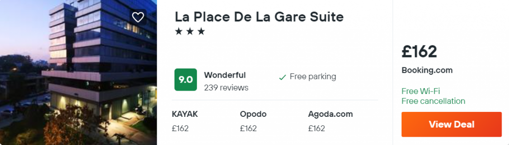 La Place De La Gare Suite