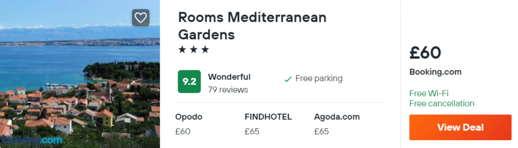 Rooms Mediterranean Gardens