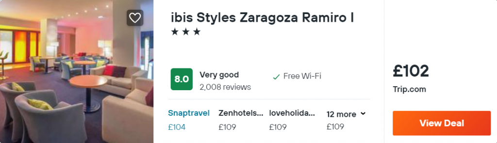 ibis Styles Zaragoza Ramiro I
