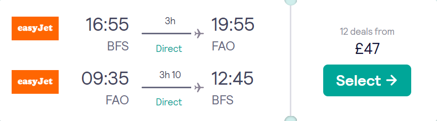 cheap flights to Portugal