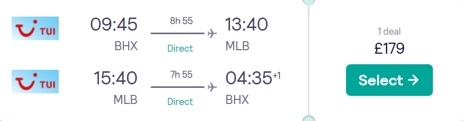 cheap flights TUI