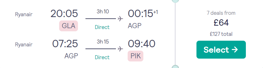 cheap flights to Spain