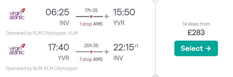 cheap flights to Canada