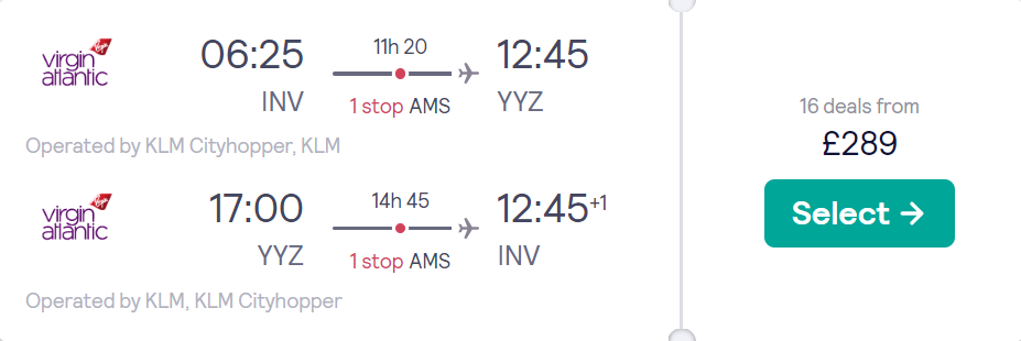 cheap flights to Canada