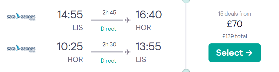 cheap flights to Portugal
