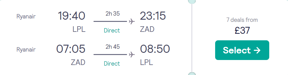 cheap flights to Croatia