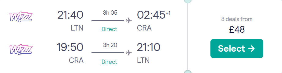 cheap flights to Romania